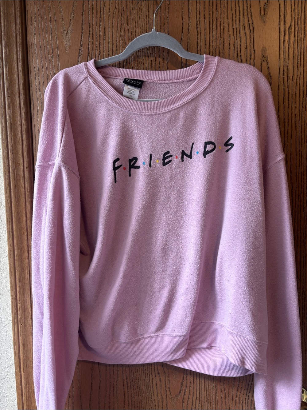 FRIENDS Light Pink Crewneck Sweatshirt with Logo